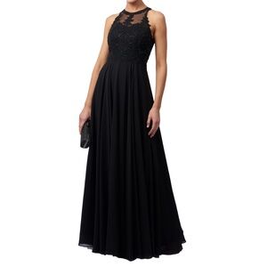 Mascara London - Double Lace Strap Gown.
